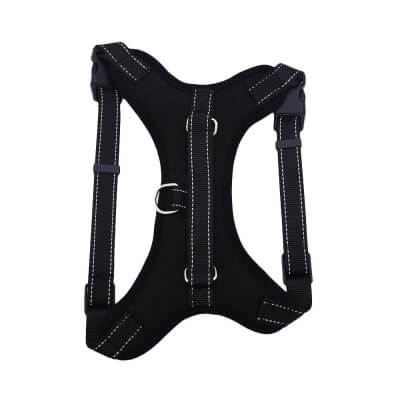 Фото: Шлейка для собак Bruno со светоотражающими элементами, L черный-3 Шлейка для собак Bruno со светоотражающими элементами, L черный-3